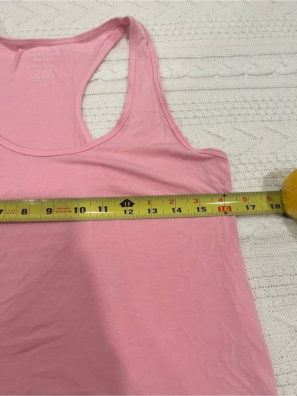 American Eagle Soft & Sexy Pink Racerback Tank Top - Size Small - Picture 5 of 6